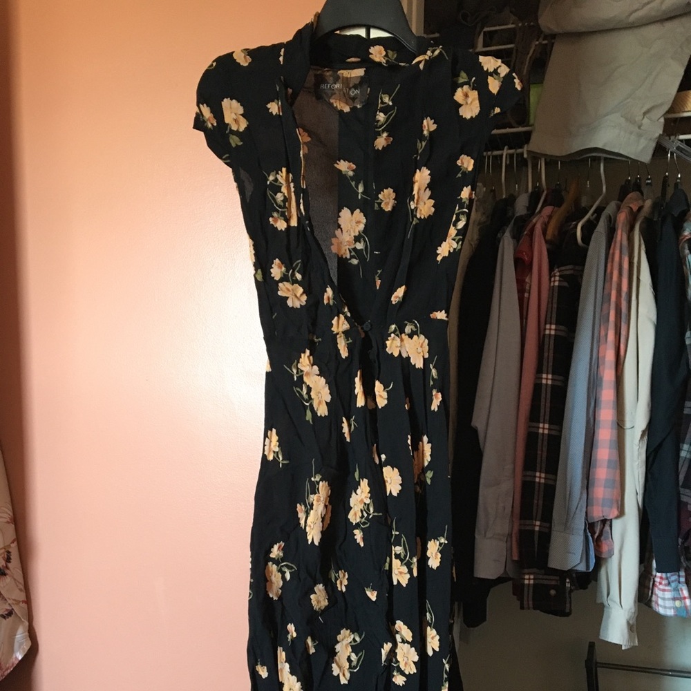 Reromation wrap dress